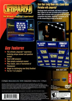 Jeopardy! box cover back